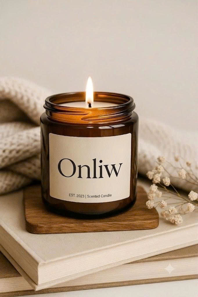 Nến Thơm Cao Cấp Onliw – Warm Amber & Cosy Nights - Ảnh 3
