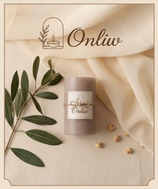 Nến Thơm Cao Cấp Onliw – Hương Hoa Lài & Gỗ Tuyết Tùng Nồng Nàn - Kien - Ảnh 3