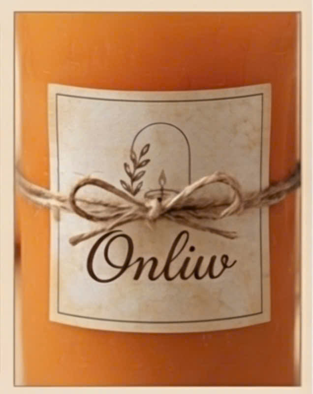 Nến Thơm Cao Cấp Onliw – Hương Vanilla & Gỗ Ấm Thư Giãn - Kien - Ảnh 2