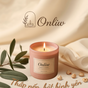 Nến Thơm Onliw 4 Mùi Hương - Thắp Nến, Bật Bình Yên